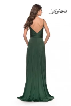 La Femme 31090 Ruched Jersey Prom Dress -Outlet Prom Dresses Store S23 LF 31090 04 470x705