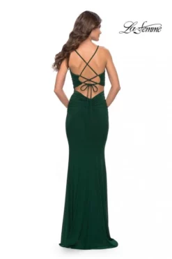 La Femme 31114 Jeweled Strap Prom Dress 10 La Femme 31114 Jeweled Strap Prom Dress -Outlet Prom Dresses Store S23 LF 31114 04 470x705
