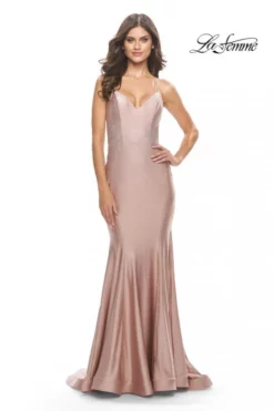 La Femme 31220 Hot Stone Fit And Flare Prom Dress -Outlet Prom Dresses Store S23 LF 31220 03 470x705