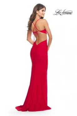 La Femme 31228 Cut Out Sides Prom Dress 10 La Femme 31228 Cut Out Sides Prom Dress -Outlet Prom Dresses Store S23 LF 31228 04 470x705