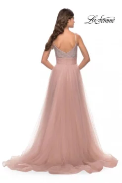 La Femme 31238 Hot Stone Top A-Line Prom Dress 10 La Femme 31238 Hot Stone Top A-Line Prom Dress -Outlet Prom Dresses Store S23 LF 31238 04 470x705