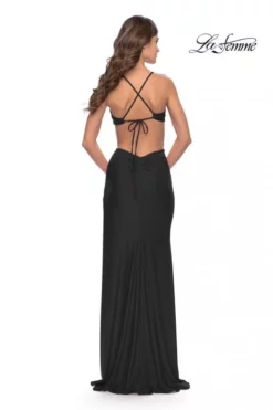 La Femme 31292 Side Cut Out Prom Dress 11 La Femme 31292 Side Cut Out Prom Dress -Outlet Prom Dresses Store S23 LF 31292 05 470x705
