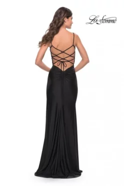 La Femme 31332 Side Cut Out Prom Dress -Outlet Prom Dresses Store S23 LF 31332 04 470x705