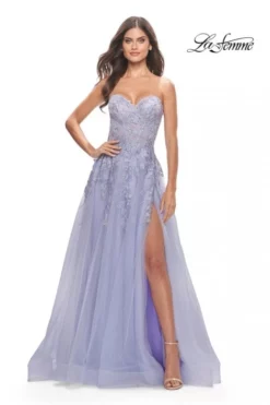 La Femme 31363 Lace Top A-Line Prom Dress -Outlet Prom Dresses Store S23 LF 31363 03 470x705