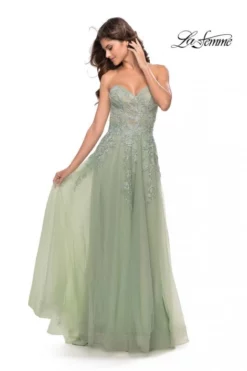 La Femme 31363 Lace Top A-Line Prom Dress -Outlet Prom Dresses Store S23 LF 31363 05 470x705