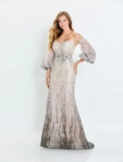 Montage By Mon Cheri Montage M523 Lace Gown With Separate Sleeves 9 Montage By Mon Cheri Montage M523 Lace Gown With Separate Sleeves -Outlet Prom Dresses Store S23 MG M523 04 535x705