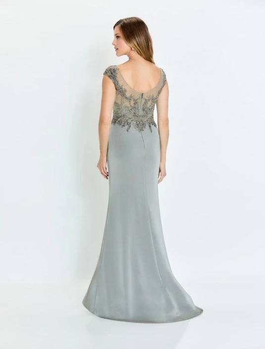 Montage By Mon Cheri Montage M532 Beautiful Lace And Crepe Mothers Gown 4 Montage By Mon Cheri Montage M532 Beautiful Lace And Crepe Mothers Gown - Image 2