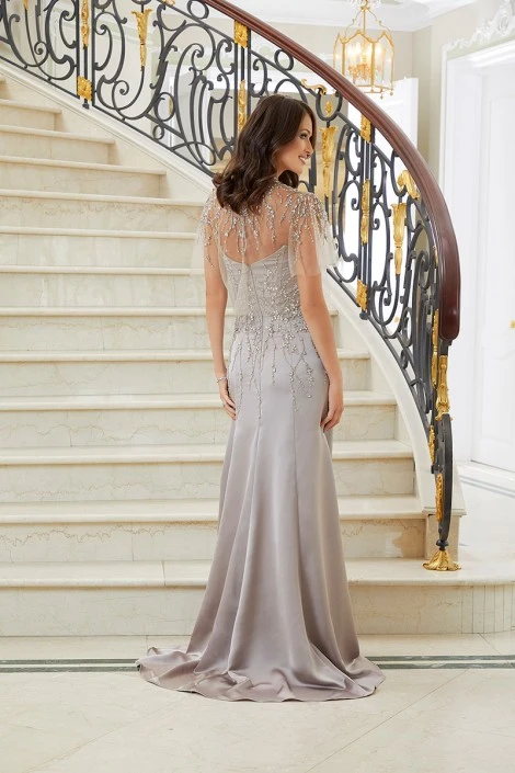 MGNY By Morilee 72735 Dazzling Crystal Gown With Jacket 4 MGNY By Morilee 72735 Dazzling Crystal Gown With Jacket - Image 2