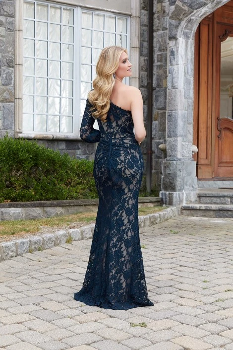MGNY By Morilee 72738 Lace One Long Sleeve Gown 4 MGNY By Morilee 72738 Lace One Long Sleeve Gown - Image 2