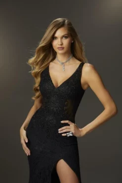 Morilee 48022 Sultry Illusion Lace Prom Dress -Outlet Prom Dresses Store S23 ML 48022 03 470x705