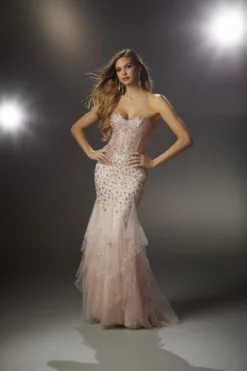 Morilee 48027 Unique Flounce Mermaid Prom Dress 9 Morilee 48027 Unique Flounce Mermaid Prom Dress -Outlet Prom Dresses Store S23 ML 48027 03 470x705