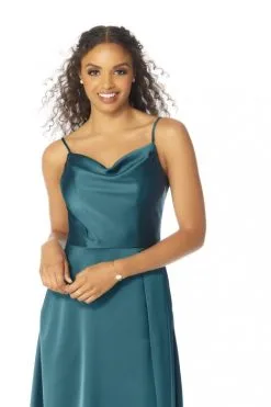 Morilee Madeline Gardner Morilee 21813 Delicate Cowl Neck Bridesmaid Dress -Outlet Prom Dresses Store S23 MLB 21813 03 470x705