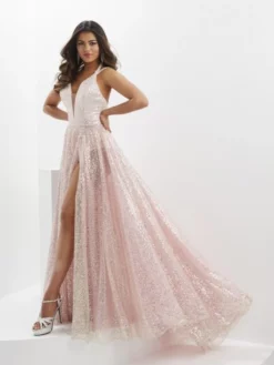 Panoply By House Of Wu Panoply 14123 Sequin Romper With Sheer Overskirt 7 Panoply By House Of Wu Panoply 14123 Sequin Romper With Sheer Overskirt -Outlet Prom Dresses Store S23 PNP 14123 03 529x705