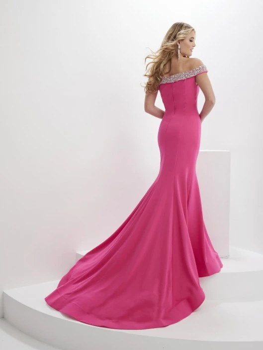 Panoply By House Of Wu Panoply 14129 AB Off Shoulder Prom Dress 4 Panoply By House Of Wu Panoply 14129 AB Off Shoulder Prom Dress - Image 2