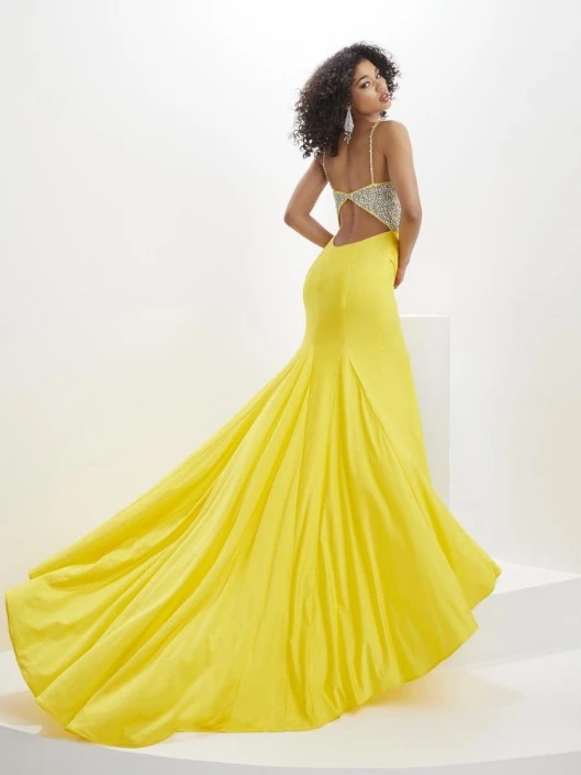 Panoply By House Of Wu Panoply 14131 AB Bodice Draped Slit Gown 4 Panoply By House Of Wu Panoply 14131 AB Bodice Draped Slit Gown - Image 2