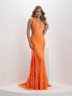 Panoply By House Of Wu Panoply 14142 Neon Sequin Sheer Cutout Gown 8 Panoply By House Of Wu Panoply 14142 Neon Sequin Sheer Cutout Gown -Outlet Prom Dresses Store S23 PNP 14142 03 529x705