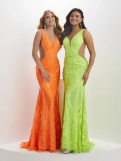 Panoply By House Of Wu Panoply 14142 Neon Sequin Sheer Cutout Gown 9 Panoply By House Of Wu Panoply 14142 Neon Sequin Sheer Cutout Gown -Outlet Prom Dresses Store S23 PNP 14142 04 529x705