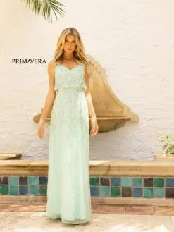 Primavera Couture Primavera 13104 Sequin Blouson Mother Of The Bride Dress -Outlet Prom Dresses Store S23 PR 13104 05 529x705