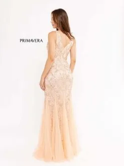 Primavera Couture Primavera 13107 Sequin Mothers Gown With Godets 8 Primavera Couture Primavera 13107 Sequin Mothers Gown With Godets -Outlet Prom Dresses Store S23 PR 13107 02 529x705