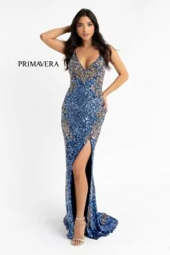 Primavera 3211 Swirl Design Sequin Prom Dress 11 Primavera 3211 Swirl Design Sequin Prom Dress -Outlet Prom Dresses Store S23 PR 3211 05 470x705