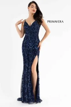 Primavera 3749 Beaded Open Back Prom Dress 9 Primavera 3749 Beaded Open Back Prom Dress -Outlet Prom Dresses Store S23 PR 3749 03 470x705