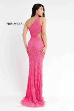 Primavera 3766 One Shoulder Fringe Prom Dress -Outlet Prom Dresses Store S23 PR 3766 04 470x705