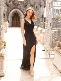 Primavera 3926 Geometric Beaded Prom Dress 9 Primavera 3926 Geometric Beaded Prom Dress -Outlet Prom Dresses Store S23 PR 3926 03 529x705