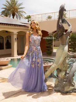 Primavera 3929 Colorful Floral Beaded Prom Dress -Outlet Prom Dresses Store S23 PR 3929 03 529x705