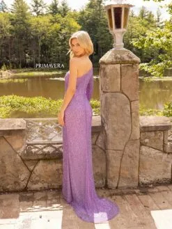Primavera 3939 Beaded One Long Sleeve Prom Dress 10 Primavera 3939 Beaded One Long Sleeve Prom Dress -Outlet Prom Dresses Store S23 PR 3939 04 529x705