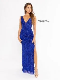 Primavera 3953 Side Slit Beaded Prom Dress 11 Primavera 3953 Side Slit Beaded Prom Dress -Outlet Prom Dresses Store S23 PR 3953 05 529x705