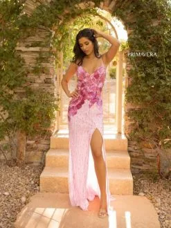 Primavera 3961 Uniquely Beaded Prom Dress -Outlet Prom Dresses Store S23 PR 3961 03 529x705