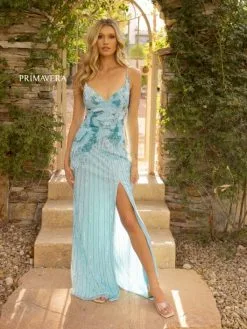 Primavera 3961 Uniquely Beaded Prom Dress -Outlet Prom Dresses Store S23 PR 3961 05 529x705