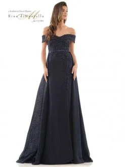 Rina Di Montella RD2804 Feminine Mother Of Bride Gown 7 Rina Di Montella RD2804 Feminine Mother Of Bride Gown -Outlet Prom Dresses Store S23 RD RD2804 03 529x705