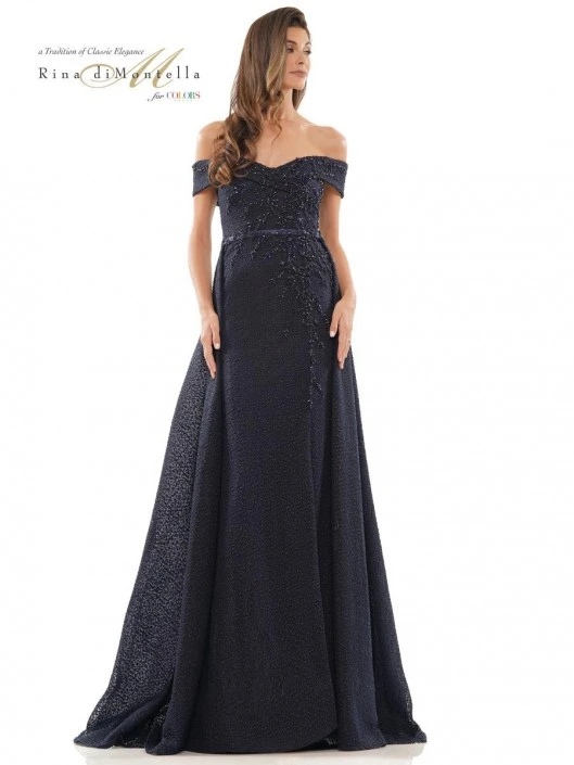 Rina Di Montella RD2804 Feminine Mother Of Bride Gown 5 Rina Di Montella RD2804 Feminine Mother Of Bride Gown - Image 3