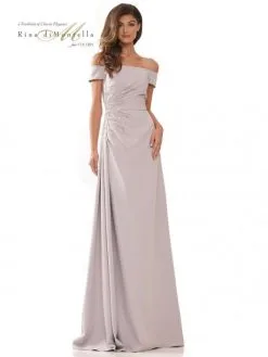 Rina Di Montella RD2806 Off Shoulder Mother Of Bride Gown 9 Rina Di Montella RD2806 Off Shoulder Mother Of Bride Gown -Outlet Prom Dresses Store S23 RD RD2806 04 529x705