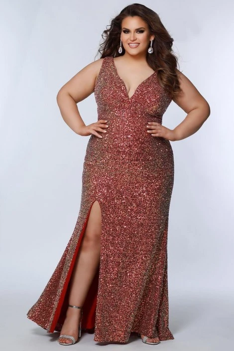 Sydney's Closet Sydneys Closet SC7339 Academy Awaits Plus Size Gown 5 Sydney's Closet Sydneys Closet SC7339 Academy Awaits Plus Size Gown - Image 3
