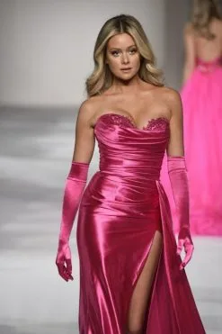 Sherri Hill 55230 Sleek Ruched Prom Gown 9 Sherri Hill 55230 Sleek Ruched Prom Gown -Outlet Prom Dresses Store S23 SH 55230 04 470x705