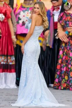 Sherri Hill 55330 Feminine One Long Sleeve Gown -Outlet Prom Dresses Store S23 SH 55330 02 470x705