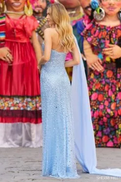 Sherri Hill 55332 Iridescent Beaded One Shoulder Gown -Outlet Prom Dresses Store S23 SH 55332 02 470x705