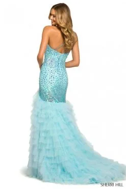 Sherri Hill 55357 One Shoulder Iridescent Mermaid Gown -Outlet Prom Dresses Store S23 SH 55357 02 470x705
