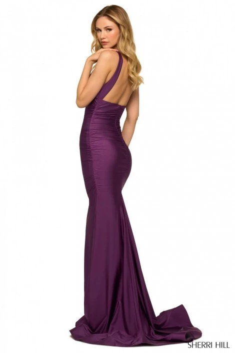 Sherri Hill 55396 Fitted Keyhole Prom Gown 4 Sherri Hill 55396 Fitted Keyhole Prom Gown - Image 2