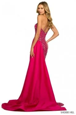 Sherri Hill 55450 Exquisite Beaded One Shoulder Gown 5 Sherri Hill 55450 Exquisite Beaded One Shoulder Gown -Outlet Prom Dresses Store S23 SH 55450 02 470x705