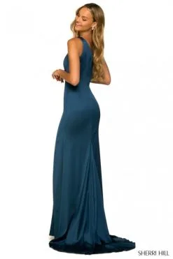 Sherri Hill 55480 One Shoulder Cutout Gown -Outlet Prom Dresses Store S23 SH 55480 02 470x705