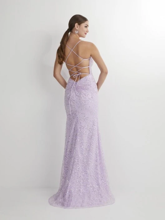 Studio 17 12893 Sparkling Scoop Neck Sequin Prom Dress 4 Studio 17 12893 Sparkling Scoop Neck Sequin Prom Dress - Image 2