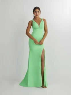 Studio 17 12897 Plunging V Stretch Prom Dress -Outlet Prom Dresses Store S23 ST 12897 03 529x705
