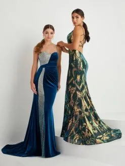 Christina Wu Prom Tiffany Designs 16018 Velvet Sheer Stone Panel Gown 10 Christina Wu Prom Tiffany Designs 16018 Velvet Sheer Stone Panel Gown -Outlet Prom Dresses Store S23 TDCW 16018 04 529x705