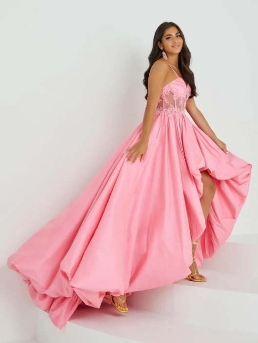 Christina Wu Prom Tiffany Designs 16020 High Low Taffeta Bubble Gown 5 Christina Wu Prom Tiffany Designs 16020 High Low Taffeta Bubble Gown - Image 3