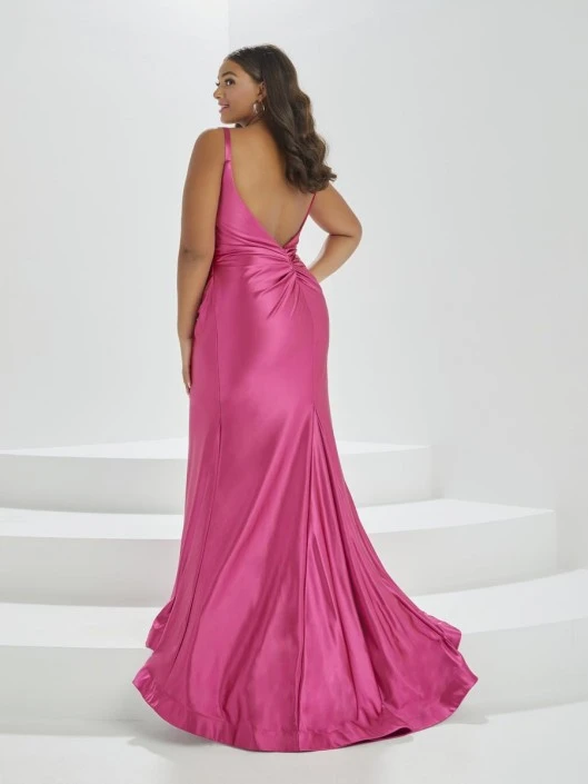 Christina Wu Prom Tiffany Plus By Christina Wu 16044 Cowl Neck Prom Dress 4 Christina Wu Prom Tiffany Plus By Christina Wu 16044 Cowl Neck Prom Dress - Image 2