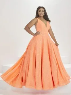 Christina Wu Prom Tiffany Plus By Christina Wu 16046 Sequin Ball Gown -Outlet Prom Dresses Store S23 TPZ 16046 03 529x705