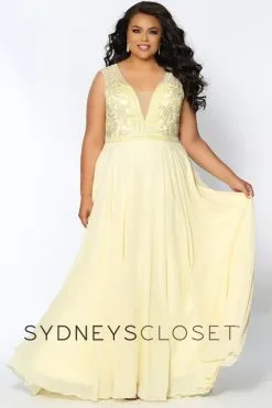 Sydney's Closet Sydneys Closet SC7280 Best Plus Size Prom Dress